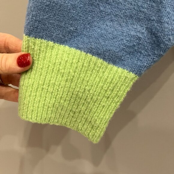 Bold Stripes FIRST LOVE Oversized Sweater - SMALL - Picture 3 of 8